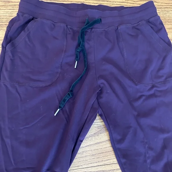 ZYIA Purple Sweatpants with Tapered Fit - Picture 2 of 6